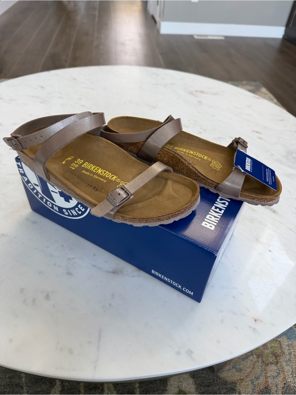 NIB Birkenstock Daloa Graceful Hazel 39 Narrow Sandals Discontinued Style HTF